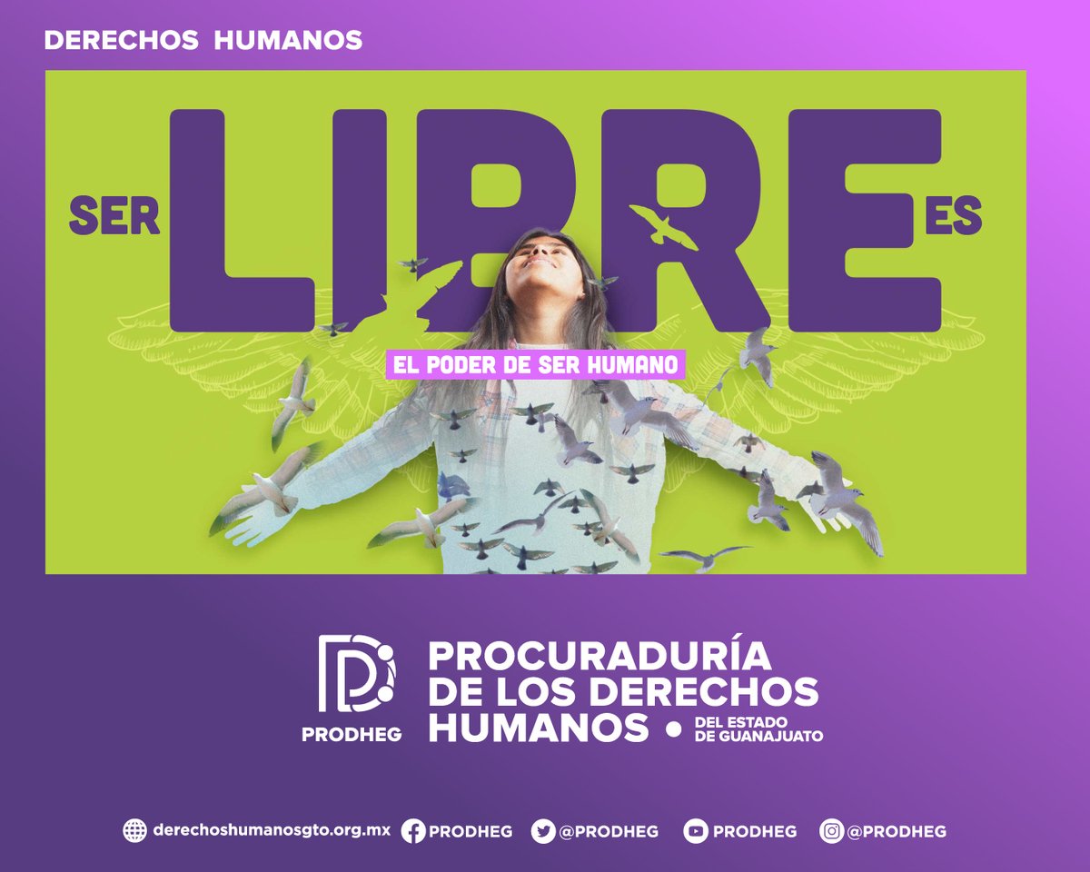 PRODHEG (@prodheg) on Twitter photo Que las personas menores de edad tomen decisiones por sí mismas, es un factor importante para su seguridad.
#Libre
#ElPoderDeSerHumano Que las personas menores de edad tomen decisiones por sí mismas, es un factor importante para su seguridad.
#Libre
#ElPoderDeSerHumano