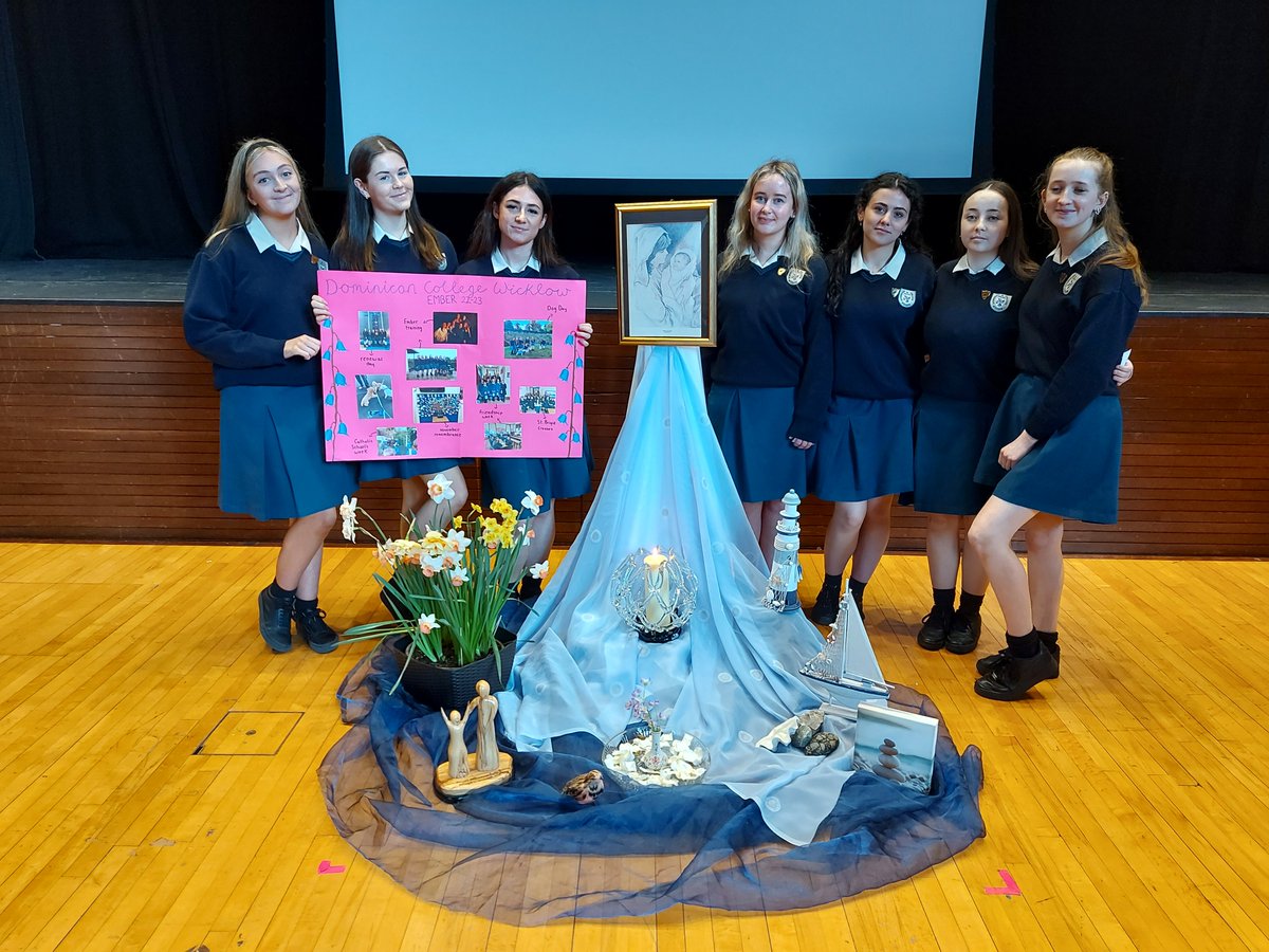 Our Ember Leaders at their graduation in DCU, where they have presented their work to the other schools.