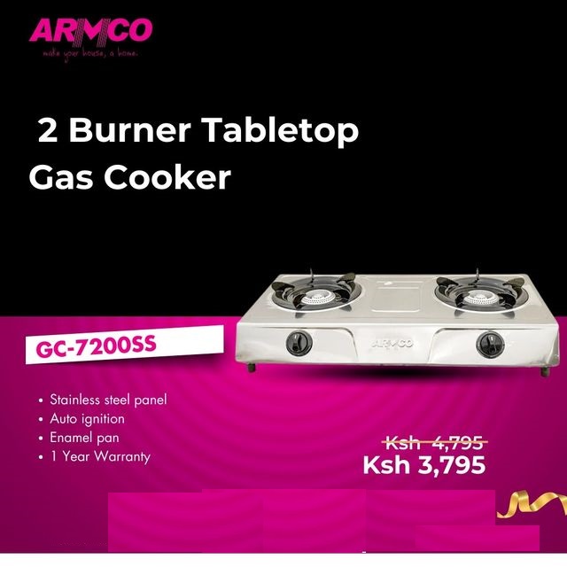 Armco table top  is Perfect for indoor or outdoor cooking needs,this cooker is fast,efficient,and convenient.Get yours today at KSH3795 lipa polepole accepted both online and at the shop.
majid.co.ke/product/armco-…
#ArmcoGasCooker #EfficientCooking #ConvenientCooking #majidtradingco