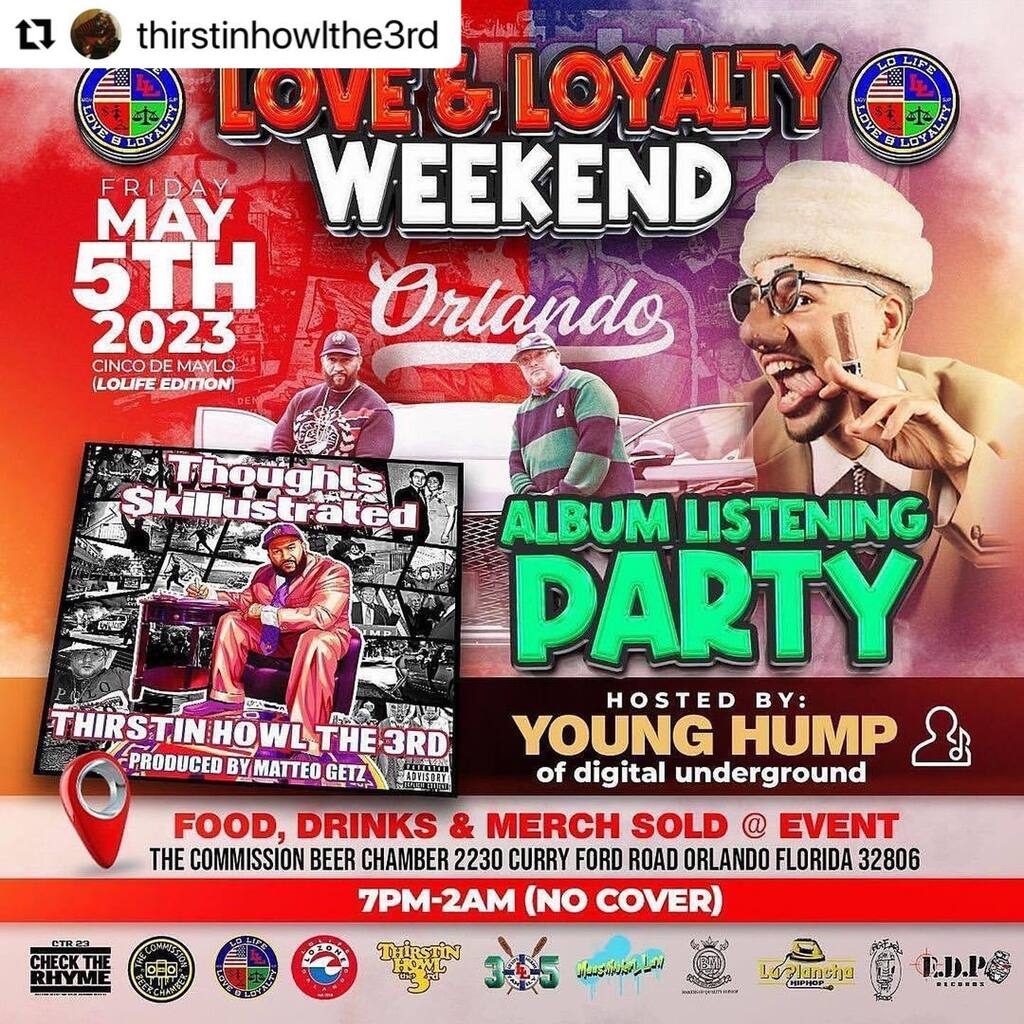 #Repost @thirstinhowlthe3rd with @use.repost ・・・ Love & Loyalty weekend begins tomorrow, we ready over here… @tastymcgees tastymcgees @boom_squad_academy  @jerkfusioncreations   @eatme365 @_ora.s_cnvs  @maaswinkel_law  @bigearlpromo  @thirstinhowlthe… instagr.am/p/Cr0v-y0s9f6/