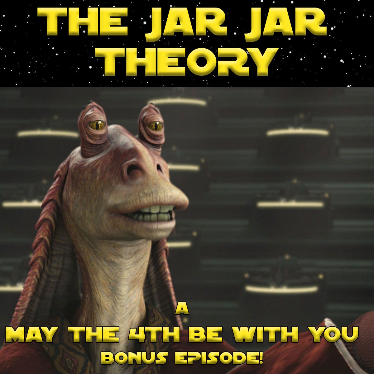StarWarsMean2U's tweet photo. Is Jar Jar the best character in #StarWars? A #StaWarsDay bonus as J.C. Reifenberg backs this up with an incredible theory-it's a pitch that's part doc, part prequel to the prequels and part therapy for Jar Jar! Listen with an open mind where you podcast! #MayTheFourthBeWithYou https://t.co/qYO2rJSPIt