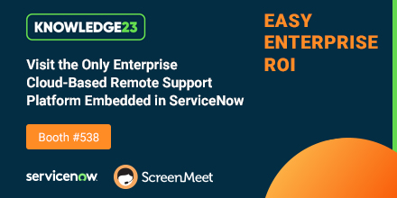 Servicenow Remote Support ScreenMeet is @ServiceNow's choice for #remotesupport for their # ...