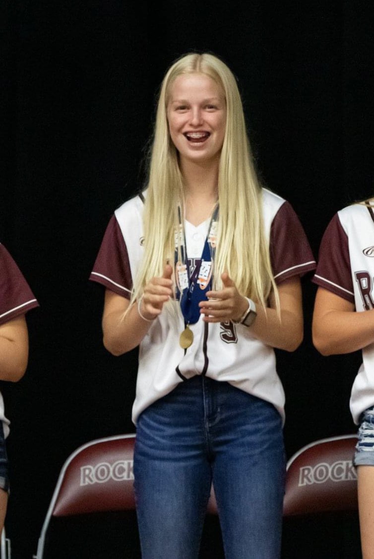 RockridgeSftbll's tweet photo. Happy Sweet 16th Birthday to Sophomore State Champ @morganhofer9. Have a great day Mo! #MakeAWish #RocketStrong #Extraordinary #NeverSettle #Morganza #Niner https://t.co/fww56hL0mF