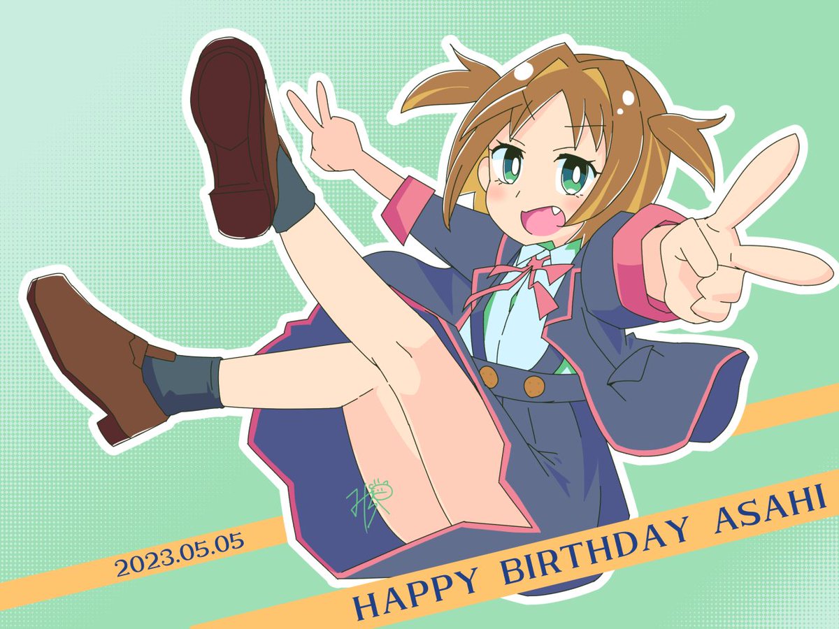 mitpu's tweet photo. あさひちゃんお誕生日おめでとう！！
#桜花あさひ誕生祭 
#桜花あさひ生誕祭
#おにまいお絵描き https://t.co/ba807V5k10