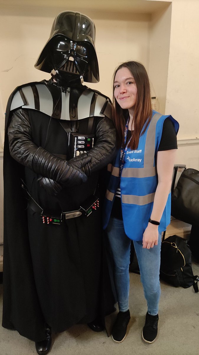 Dressing Darth Vader was not scary after all. Thanks for the fashion show <a href="/g33konaut/">Martin Splitt</a>