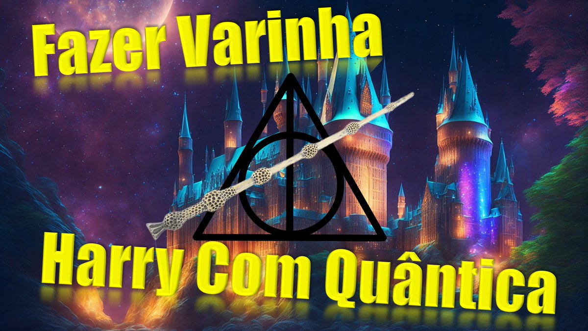 Nesse vídeo falo Como Fazer a Varinha do Harry Potter com Física Quântica youtu.be/5cTqg-MI9dk