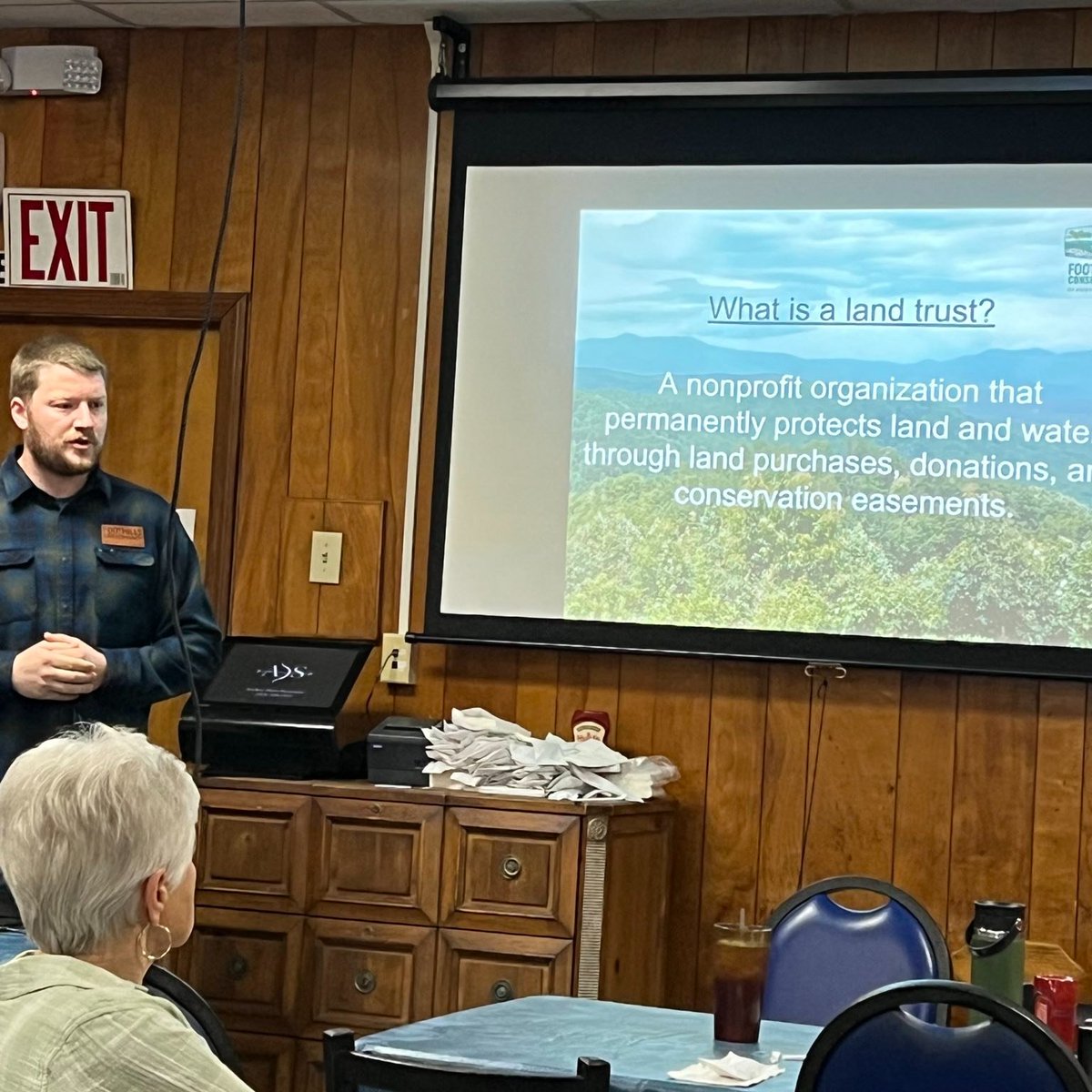 This morning, our Marketing &amp; Communications and Trails Program Director visited Burke Sunrise Rotary's morning meeting to talk about our work throughout the region. 

Thanks for having us!