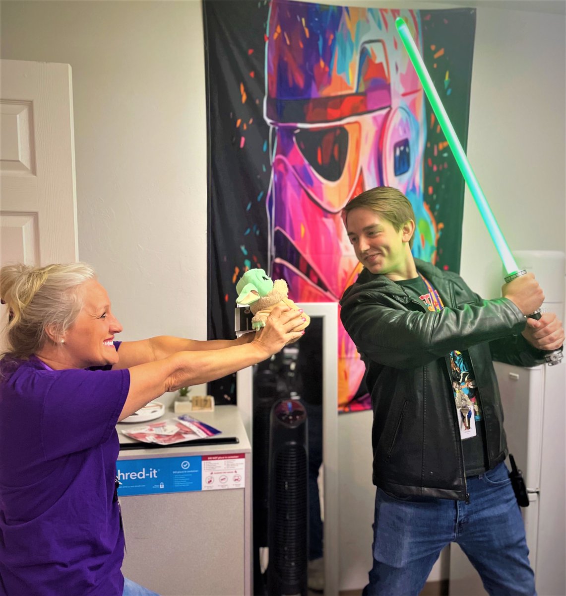 landmarkrecover's tweet image. May the 4th Be With You! Landmark Recovery of Oklahoma City used the force to celebrate Star Wars Day. Enjoy the day in a galaxy near or far, far away.

#landmarkrecovery #maythe4th #maythe4thbewithyou #maythefourthbewithyou #starwarsday