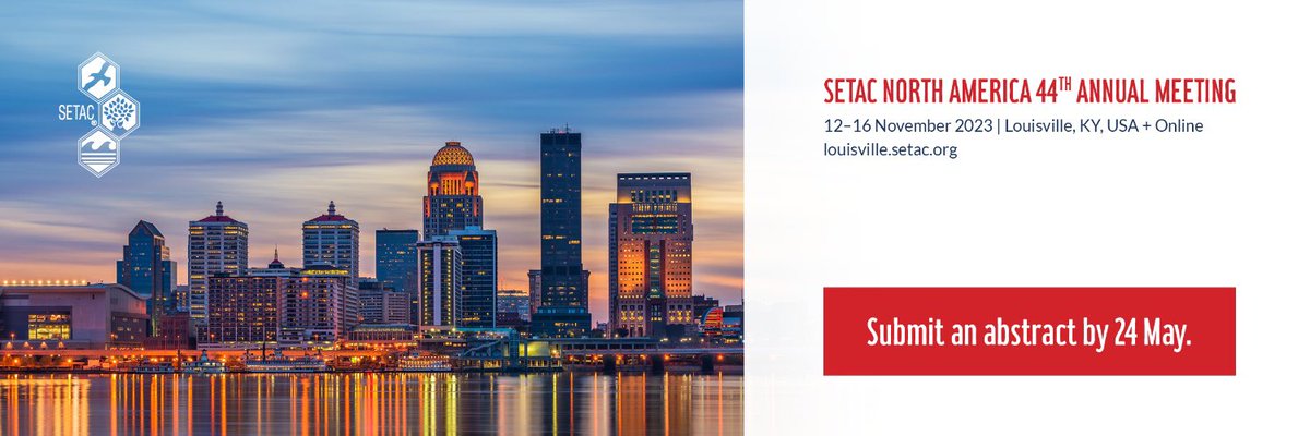 Submit an abstract to SETAC now. The deadline is approaching.