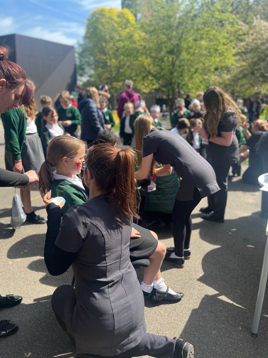 Day two of our celebrations saw 160 primary school students treated to their very own street party. There were a variety of activities, games and treats in honour of our new monarch. 👑🇬🇧

What better way to inspire the next generation and share #british values.

#Coronation