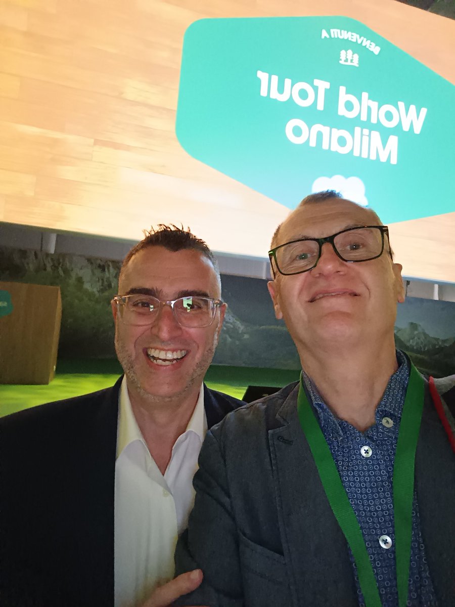 Data flows in Milan
Me and <a href="/ValaAfshar/">Vala Afshar</a>