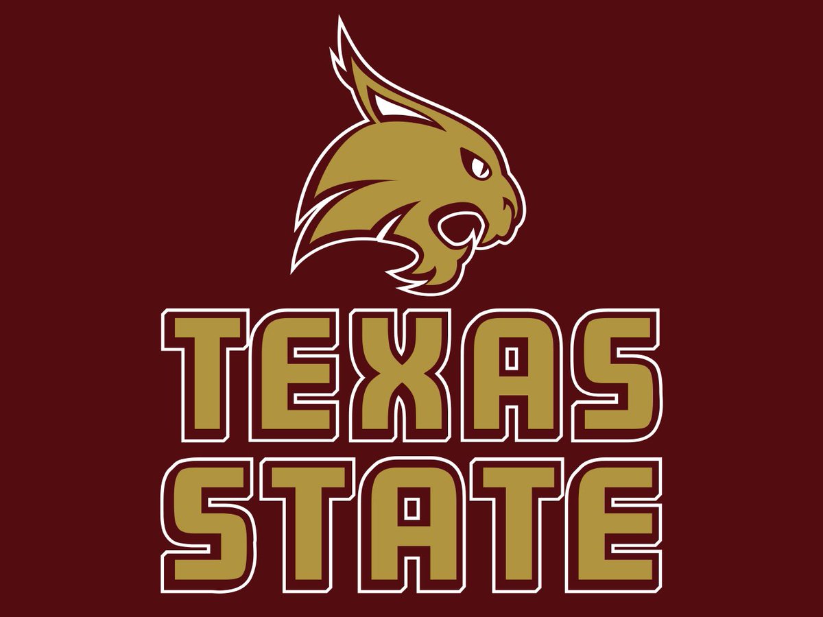 foreman_kobi's tweet photo. Blessed to receive an offer from the University of Texas State
@CoachNine7 
@B_Lew_95 
@CoachButler5 
@BERKNERFOOTBALL 
@FlightSkillz https://t.co/h65Tz4kTFo