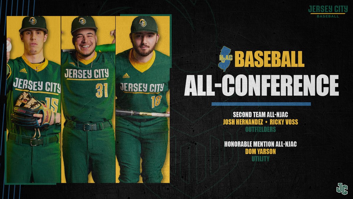 NJCUAthletics's tweet photo. BASEBALL | ALL-NJAC: @NJCUBaseball's Voss, Hernandez Repeat on All-@NJACSports Team, Joined by Yarson!
π°: https://t.co/0gn5VgvG0g
#GothicKnights | #JerseyCitysTeam | #d3baseball https://t.co/R6X4x3xHsu