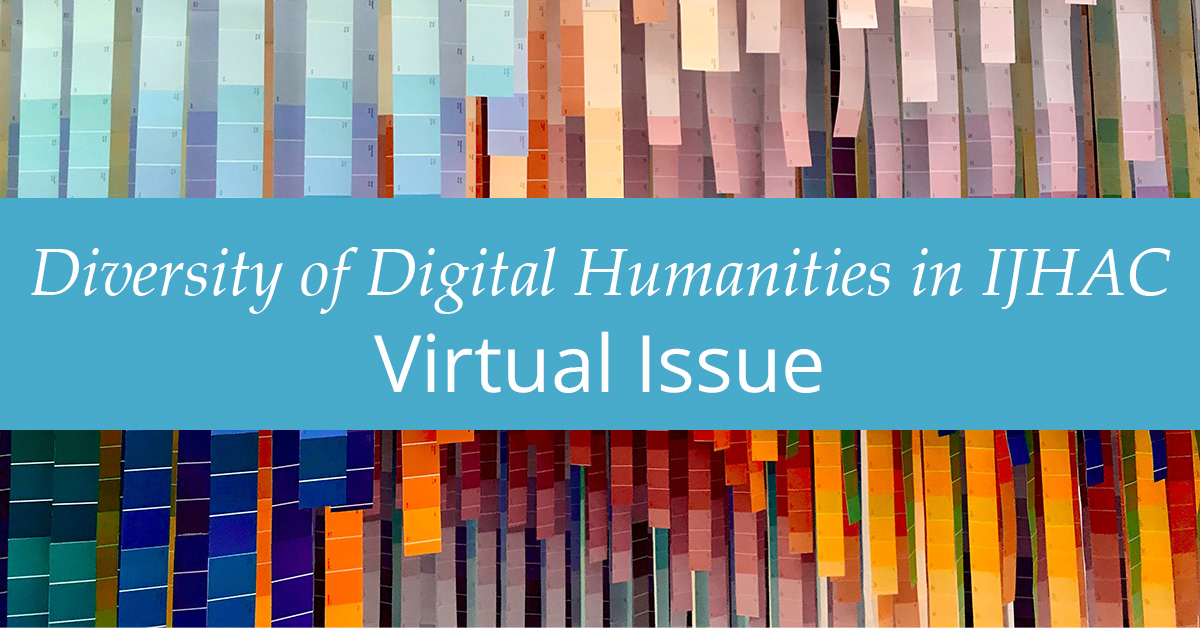 EdinburghUP's tweet image. This free virtual special issue from IJHAC demonstrates the global reach of the journal, giving greater visibility to the diversity of digital humanities approaches that has been publishing in IJHAC for the last decade. Access it now: edin.ac/3IZWWzp