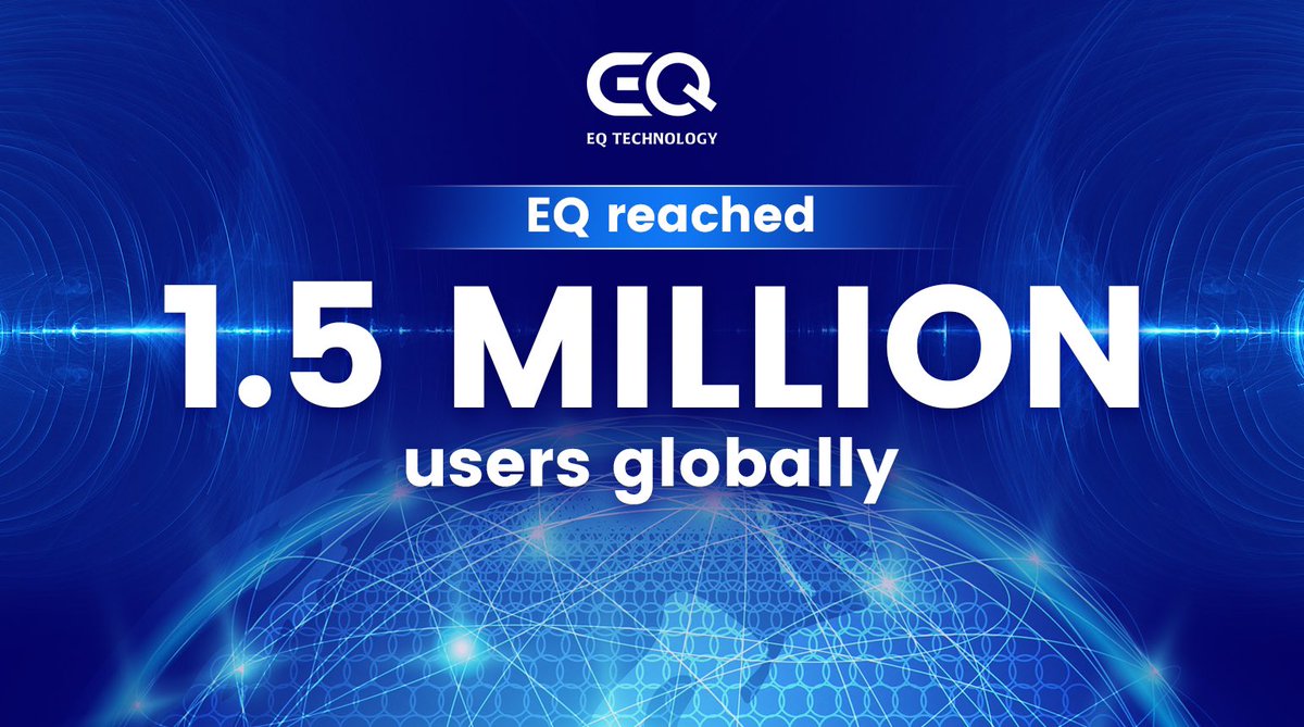 eqtechnology00's tweet photo. 🔥 After only 20 days in #Africa, #EQ has seen a surge of 1.5 million users
��🏻 EQ will expand a larger market with 4.5 million users on the platform for mutual benefit and win-win situation
🥇Ultimately becoming a global e-commerce service leader! https://t.co/V9rVTj9z1t