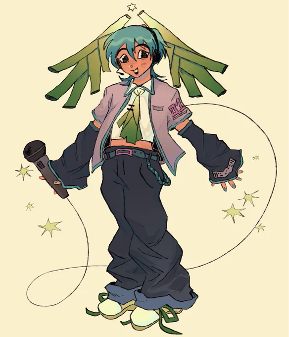 hatsune leeku #redesignmikuo