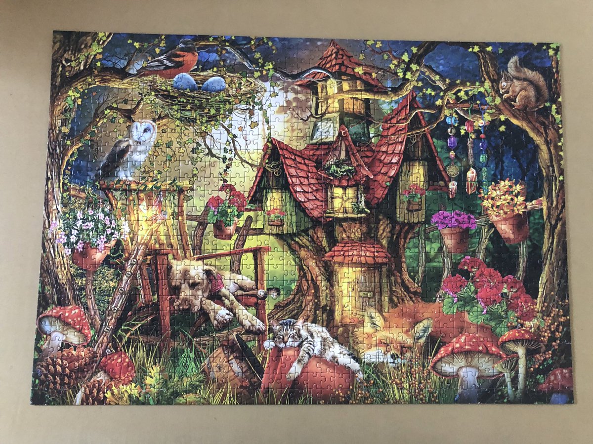 clb1011's tweet photo. Art Puzzle - Sleepy Time - 1000 pieces https://t.co/ALM888zTh5