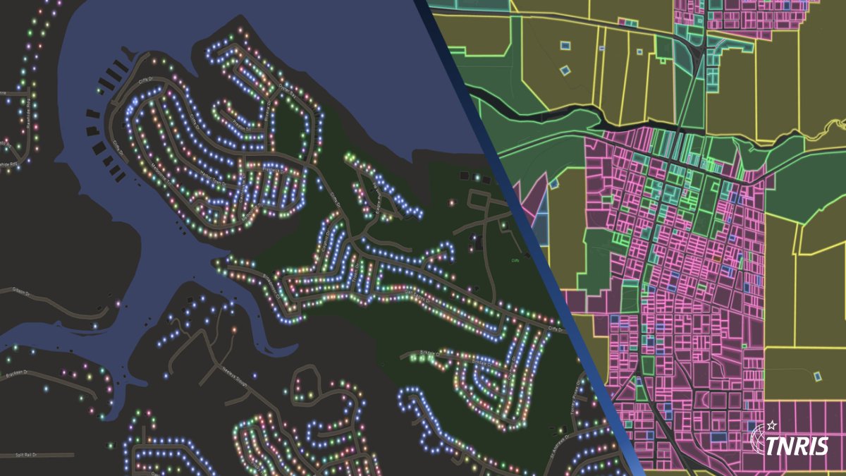 GeographicTexas's tweet photo. Over 80% of Texas’ land parcels and address points have been collected and are being processed @TNRIS with more to come! Mark your calendars, this data will be available on https://t.co/sUnePyW9fv in July!
#stratmap #gis #geospatial #txgis #gisdata #opendata https://t.co/NrUj7bVRfX