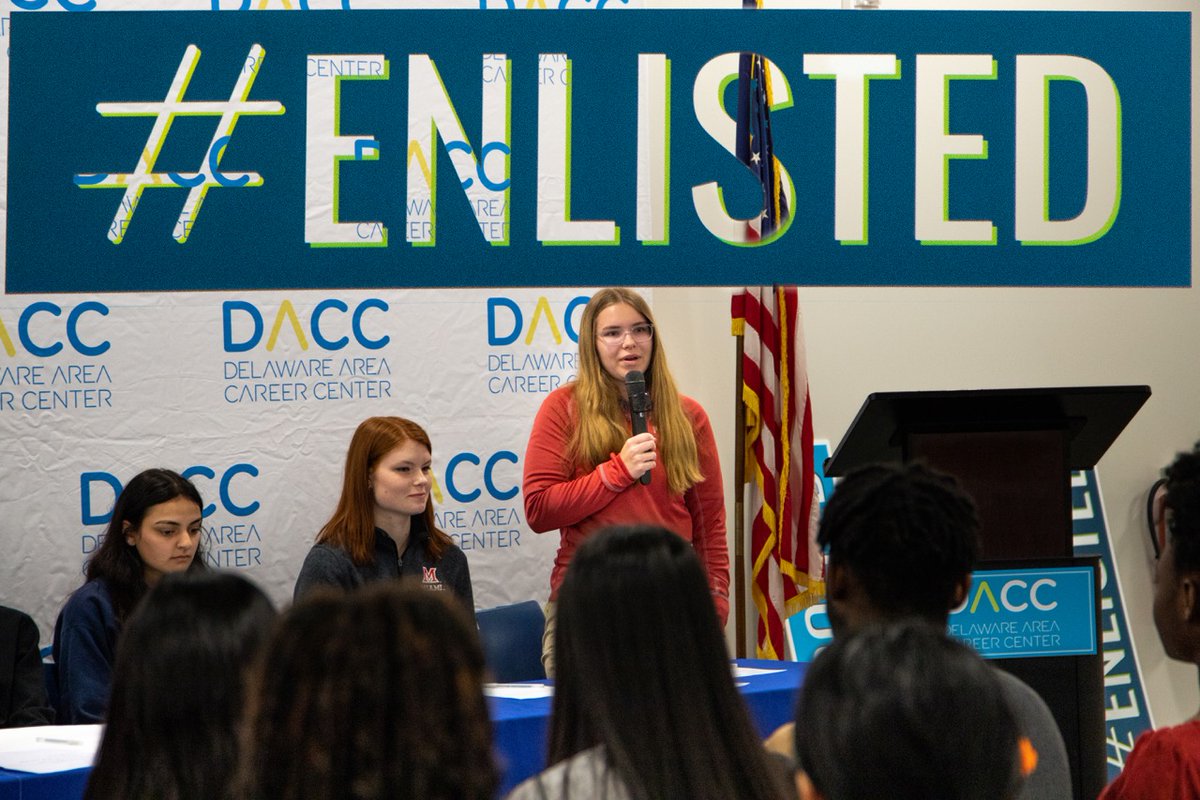 DelawareAreaCC's tweet photo. We are celebrating Signing Days all week this week and we're not done yet. Join us on our live stream at 11:30 (5/4) or noon (5/5). 
https://t.co/ZdIOTYCcVp 
Photos from the Signing Days are coming soon! Thanks to Christian Jeremy Castanon for these photos and graphics. https://t.co/mn88BixYY8