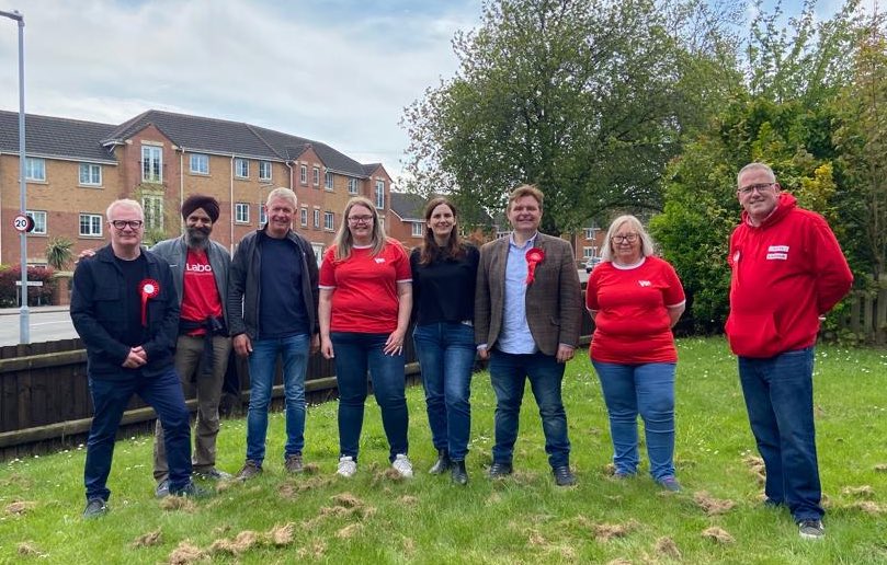 BrumLabour's tweet photo. There might not be any elections in Birmingham today, but we are out supporting brilliant Labour candidates right across the West Midlands! https://t.co/fshXUZcye5
