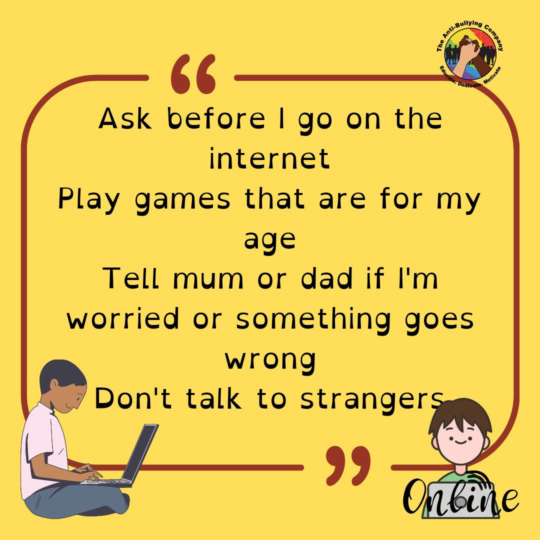 <a href="/BramleyInfant/">Bramley Sunnyside In</a> It was so lovely to visit everyone today 😍
I was very impressed with the wonderful behaviour of the pupils. They shared some fantastic rules for staying safe online ✔️see below 👇
 I can't wait to see their posters.
#pshe #OnlineSafety