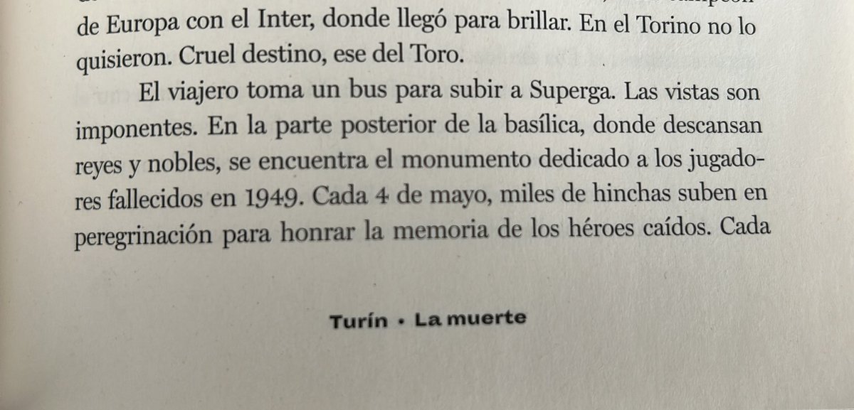Jorge Vico (@vico_lara) on Twitter photo Hoy 4 de Mayo de 2023 se cumplen 74 años de la Tragedia de Superga en donde fallecieron toda la plantilla del gran Torino de la época.
Lo cuenta muy bien <a href="/Toni_Padilla/">Toni Padilla</a> en su libro “𝒰𝓃𝒾𝒸𝑜 𝑔𝓇𝒶𝓃𝒹𝑒 𝒶𝓂𝑜𝓇𝑒 “
🇮🇹 <a href="/TorinoFC_1906/">Torino Football Club</a> Hoy 4 de Mayo de 2023 se cumplen 74 años de la Tragedia de Superga en donde fallecieron toda la plantilla del gran Torino de la época.
Lo cuenta muy bien <a href="/Toni_Padilla/">Toni Padilla</a> en su libro “𝒰𝓃𝒾𝒸𝑜 𝑔𝓇𝒶𝓃𝒹𝑒 𝒶𝓂𝑜𝓇𝑒 “
🇮🇹 <a href="/TorinoFC_1906/">Torino Football Club</a>