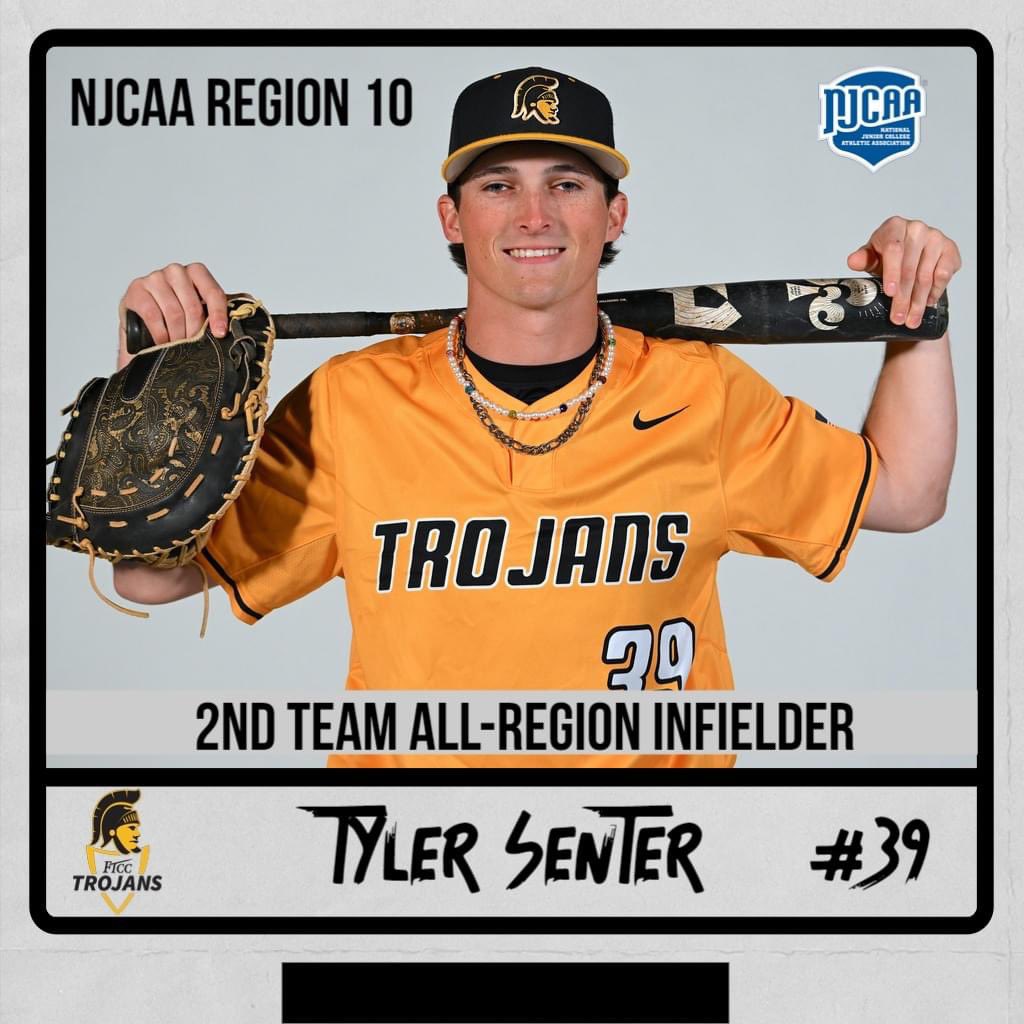 Tyler Senter was selected to the 2nd team All-Region Infielder team  Way to Go, Tyler!  #GoTrojans