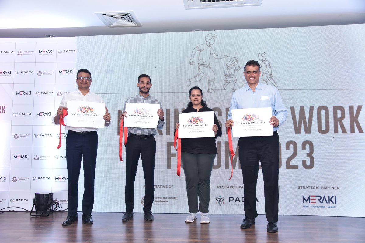 billionplusin's tweet photo. Highlights of the #MakingSportWorkForum2023, which explored the potential of #sports and #CSR.
The event saw the release of the CSR and Sports in India report presented by Pacta-SSA team which revealed that sports CSR receives the lowest funds (less than 1%)

Link in bio https://t.co/fBRwQIT1C5