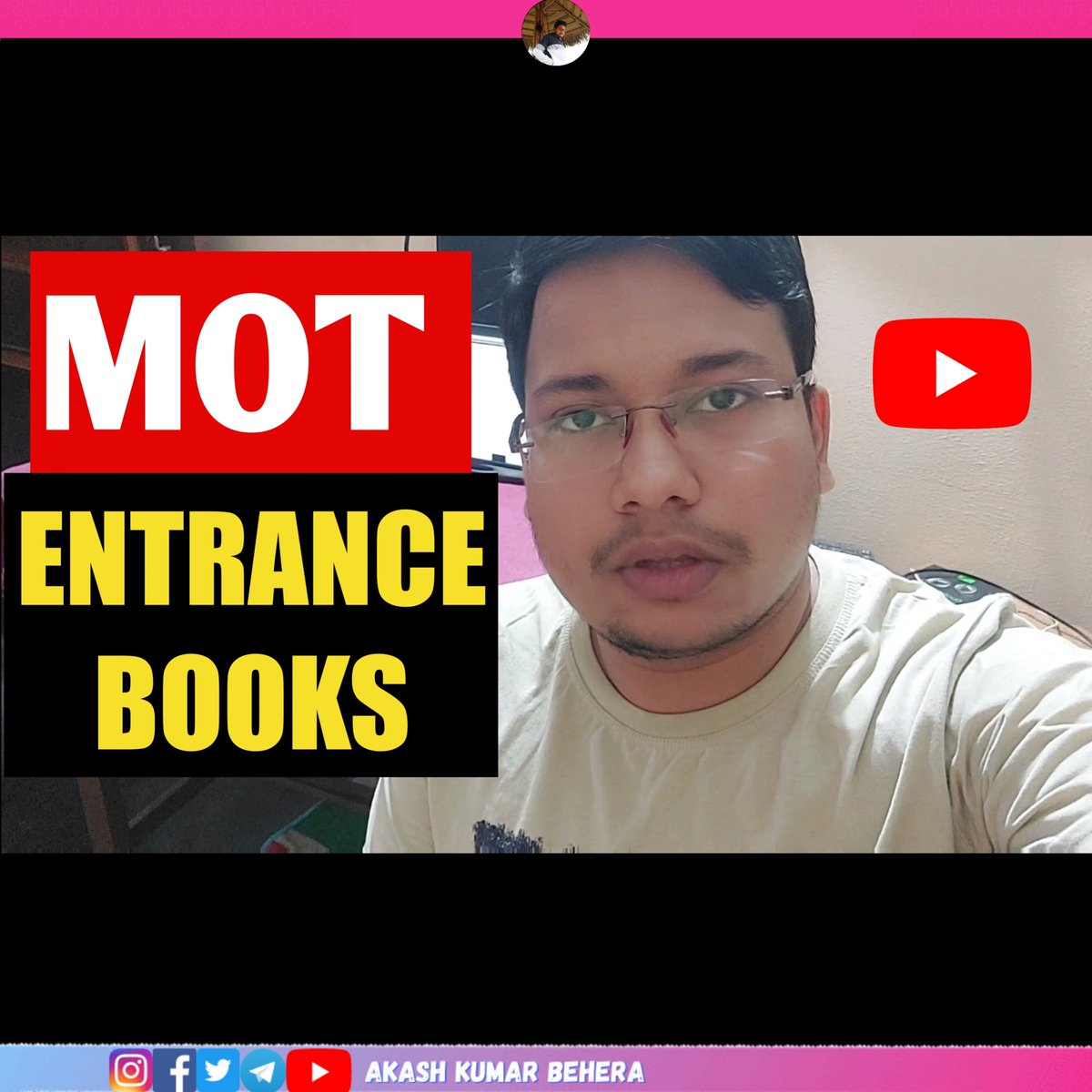 Akash68008045's tweet photo. https://t.co/Dzr9aMfitF
⬆️ watch video ⬆️ #mot #masterofoccupationltherapy #occupationaltherapy #occupationaltherapist #svnirtar #nirtar #nirtarians #akashkumarbehera #motbooks #motpreparation #ot #otr #ota #cota #pgentrance https://t.co/01lnQyiGxV