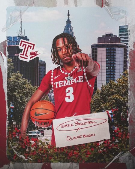 News: Providence transfer Quante Berry has committed to Temple.

Story: 247sports.com/Article/Quante…