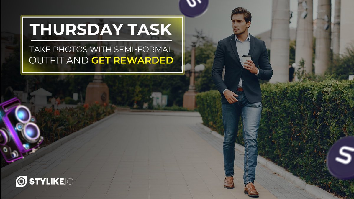 amir_razmjou's tweet photo. Thursday's #StylikeTask is here!
Rock a semi-formal outfit, snap a pic, and post it on Stylike to earn rewards💰!
Join the fashion fun and make money daily with our stylish challenges!👗✨
Get the app now 📲 https://t.co/im2Ebnwa6I
@Stylike_io
#stylike_Army
#stylike_Army https://t.co/1P2f9F2JGJ