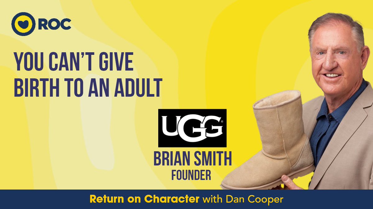 DanCooperROC's tweet photo. Anyone struggling with the challenges of launching a company, MUST listen to this podcast, w the founder of UGGs. As Brian likes to say “You Can't Give Birth to an Adult” - I have never head anyone give as authentic and practical advice as Brian. 
https://t.co/UrFktbptUF https://t.co/rHgkpmGjEc
