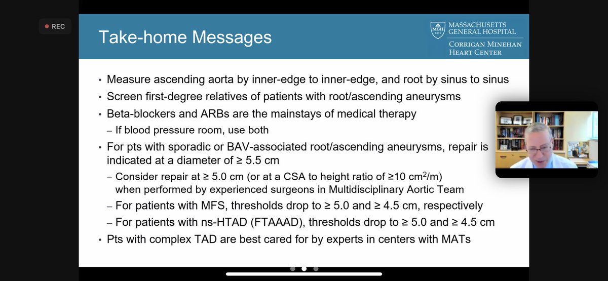 MayoAZCVFellows's tweet photo. An incredible, comprehensive grand rounds by Dr. Eric M. Isselbacher of MGH, reviewing the recent 2022 ACC/AHA aortic disease guidelines!! Fantastic speaker. @MayoClinicCV @MayoClinic @MayoCVFellows @MGHHeartHealth @harvardmed #CardioTwitter #TAAD @eisselbacher @FadiShamounMD https://t.co/6ULfi6HlPM