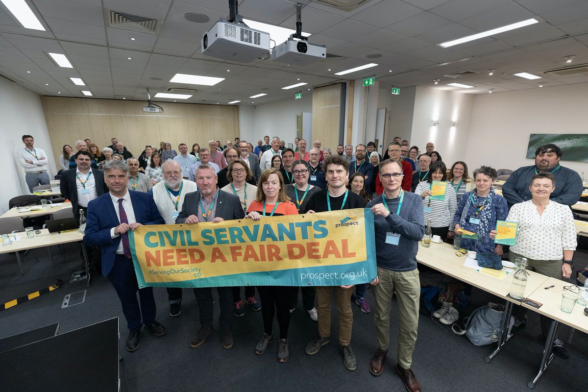 📢 Civil servants need a fair deal 📢

Ahead of next week's public sector strike action, Prospect reps met to discuss our dispute over pay and conditions.