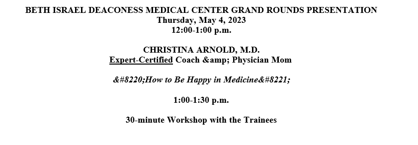 Monika Vyas (@mvgs1706) on Twitter photo Super excited and eager to listen to the amazing @CArnold_Coach today <a href="/BIDMCpath/">BIDMC Pathology</a> grand rounds!
"How to be happy in medicine?" - I'm sure we all need this at some point😅 Super excited and eager to listen to the amazing @CArnold_Coach today <a href="/BIDMCpath/">BIDMC Pathology</a> grand rounds!
"How to be happy in medicine?" - I'm sure we all need this at some point😅