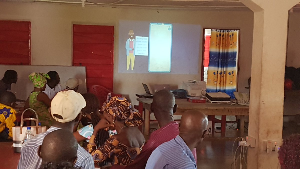 Today <a href="/EducAidSL/">EducAid SL</a> introduce <a href="/TeacherAi/">Aileen Aquino</a> to 43 Heads teachers from 2 districts in #SierraLeone. Thanks to <a href="/Fab_Inc_dev/">Fab Inc.</a> for initiating this idea. A teacher is always a learner.