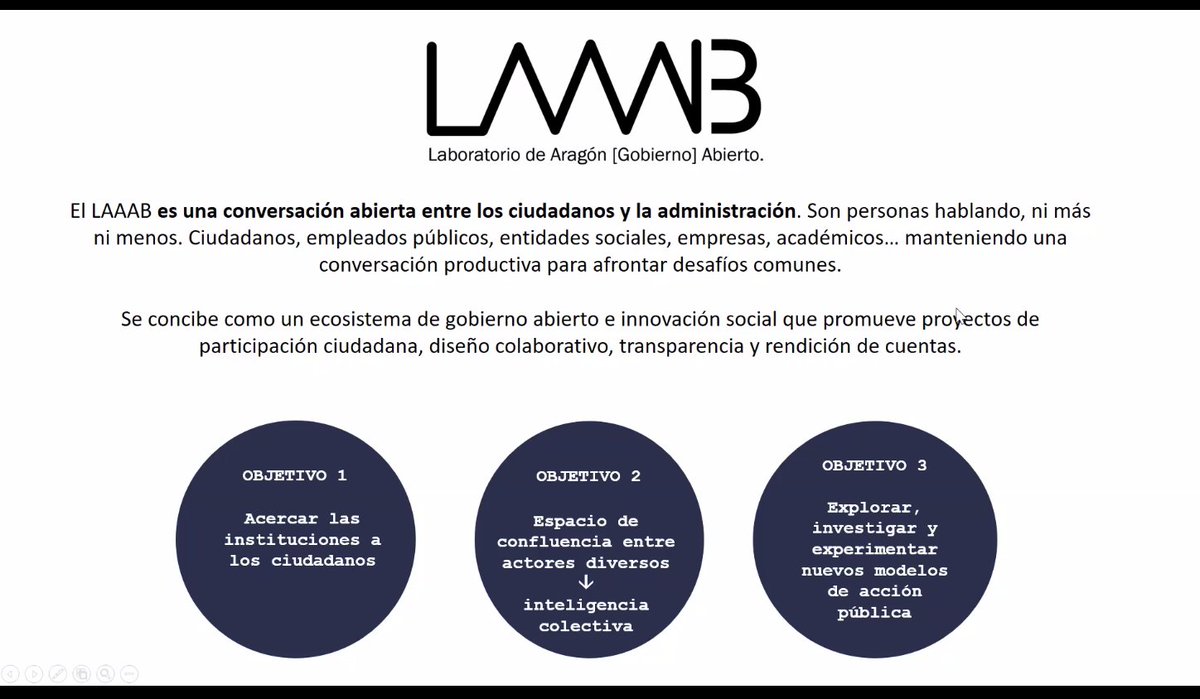 jicriado's tweet photo. 💡Curso #CEPCGobAbierto @cepcgob
📌 Cocreación de políticas públicas en la práctica
🗣️@CJOlivan @AragonAbierto comienza presentando el @laaab_es y #VisualGob https://t.co/NBfwbqMCU0
🚨Idea clave: "Participar no es decidir"
Seguimos la conversación... https://t.co/pQsguhfXTb