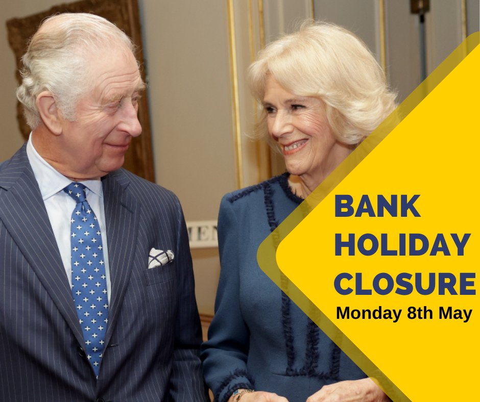 GosportCouncil's tweet image. Please be advised that Gosport Borough Council will be closed on Monday 8th May and will reopen on Tuesday 9th May 2023. 

In the event of an emergency, please call; 08000 280835
For help and advice, visit our website
gosport.gov.uk