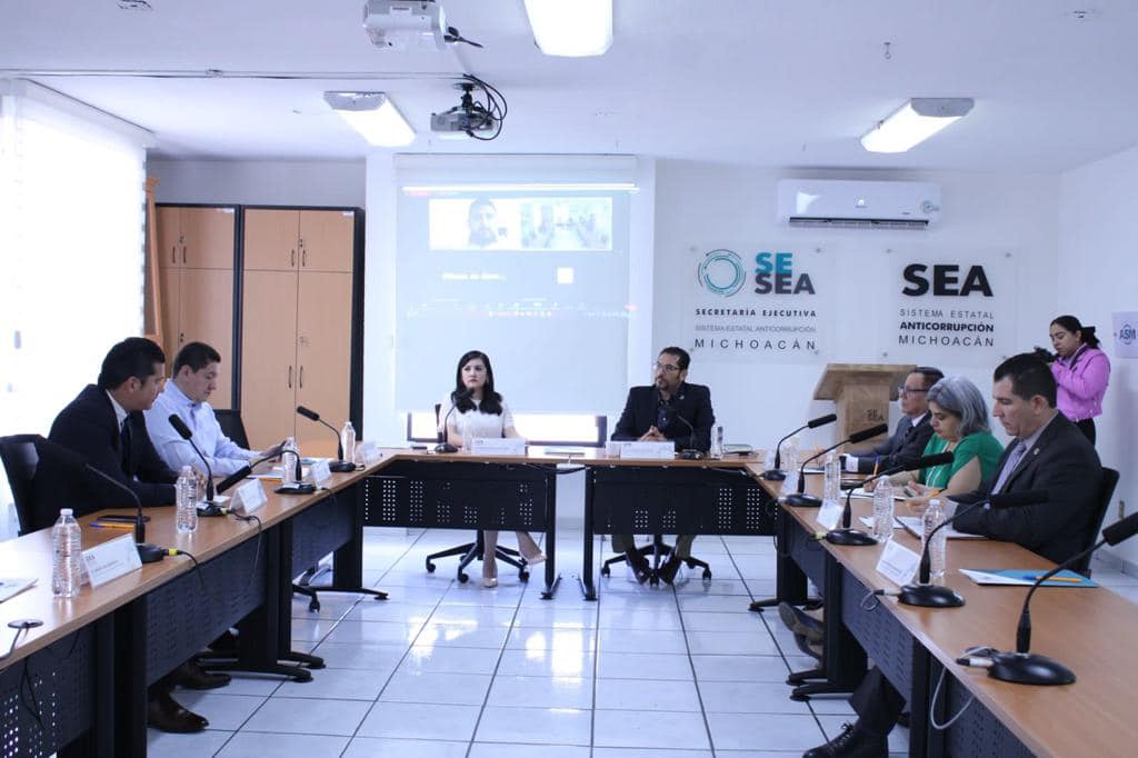 Nuestra titular participó en la 5ta sesión extraordinaria de Órgano de Gobierno de la #SESEA en la cual se aprobó por unanimidad el convenio de donación del Sistema de Declaración Patrimonial e Intereses de la Secretaría Ejecutiva del Sistema Estatal Anticorrupción de Michoacán.