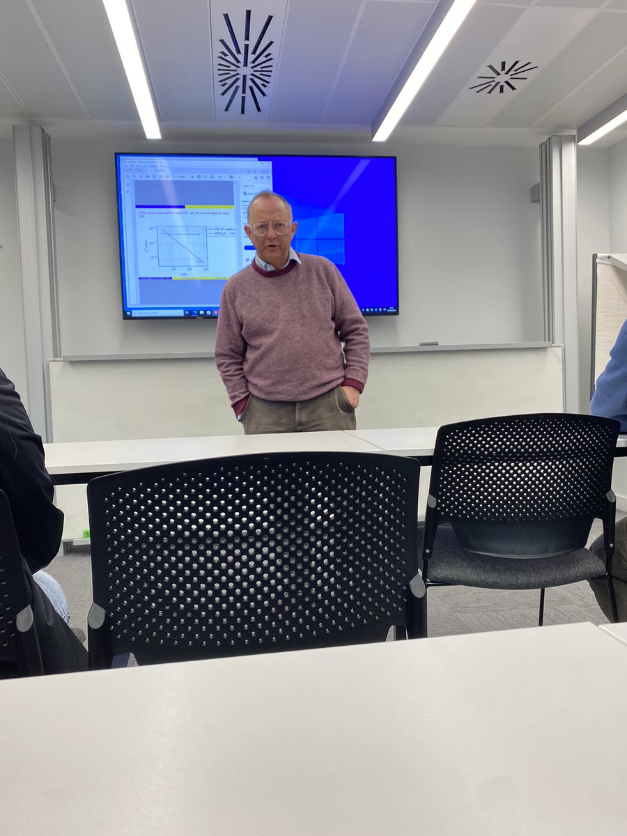 Phillips32Tim's tweet image. Great seminar by @cjbfordogs @MathsCU today on the latest developments in Physics Informed Neural Nets for solving #PDEs