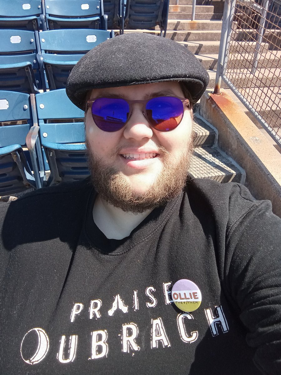 OllieTheWriter's tweet photo. It's not exactly a baseball cap, but I think it goes better with my @TheKilda sweatshirt. #risingtide #tidesbaseball #MayThe4thBeWithYou https://t.co/cR94aznVXh