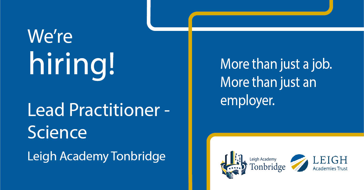 lat_careers's tweet photo. We are looking for a Lead Practitioner - Science for September 2023, and warmly welcome applications.

Apply today: https://t.co/HfwCyIabxY

#LATlife #LATCareer #Science https://t.co/9609zQR4Fp