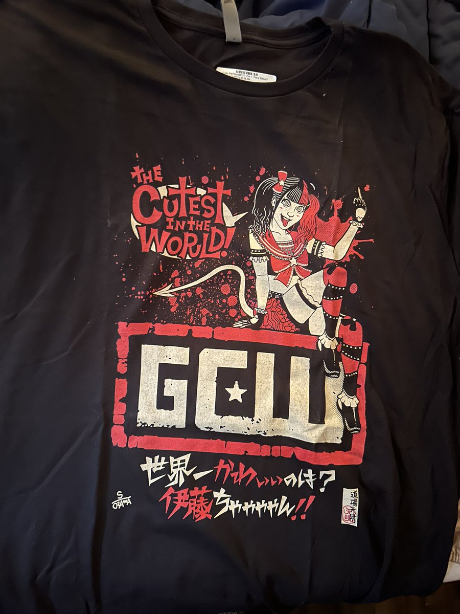 joejoescam12's tweet photo. Mail day from @PWTees the one and only @maki_itoh #gcw #makifuckingitoh #cutestintheworld https://t.co/WIJOAS2LKt