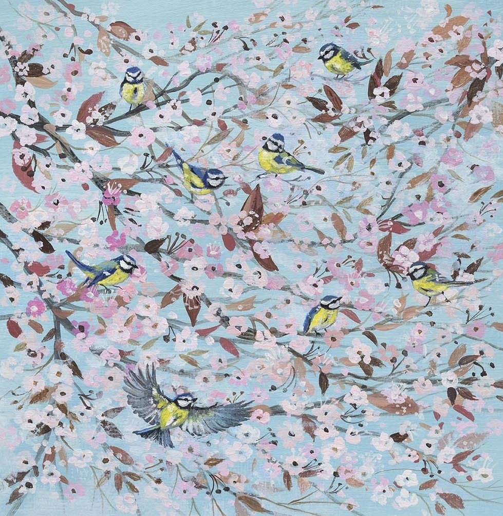 Lucy Grossmith, Blossom and Bluetits
good morning