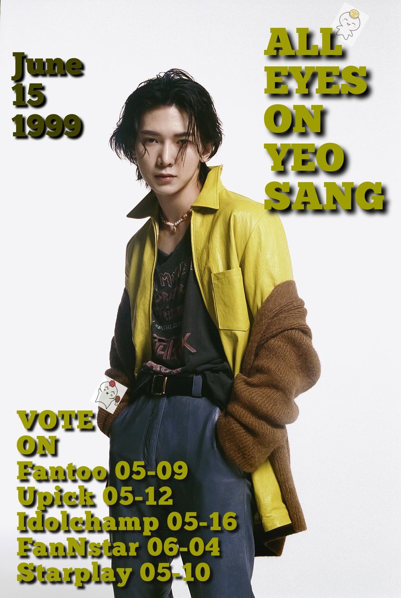 updateyeo's tweet image. ALL EYES ON YEOSANG !

we are going on yeosang lockdown to focus on his bd polls and try to get him as many ads as we can we ask every atiny to participate and encourage each others to vote.

TAG FIVE MOOTS ↓

LET'S GIVE IT ALL FOR OUR YEOSANG

[#YEOSANG #여상 #ATEEZ #에이티즈]