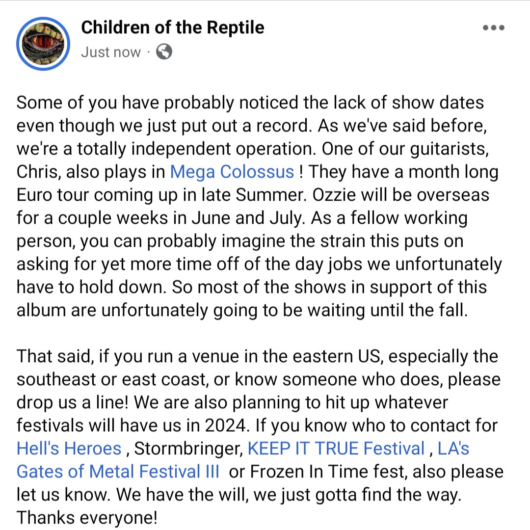 Check it out: RT if you wanna be cool,  don't RT if you want to face the Lizard's Curse

<a href="/ClawHammerPR/">ClawHammer PR</a>