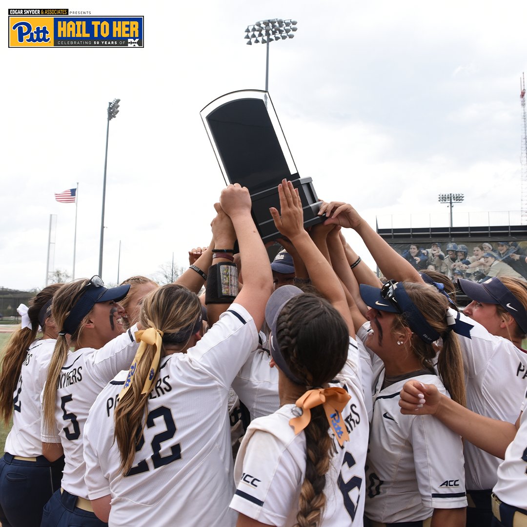 Pitt_ATHLETICS's tweet photo. On this day in 2018, @Pitt_SB clinched the ACC Coastal Division Championship! 🏆

The Panthers defeated the Louisville Cardinals 9-8 at Vartabedian Field.

#H2P | #HailToHer https://t.co/Q3TSbl9WON
