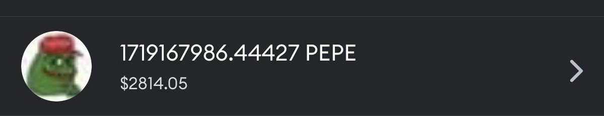 Yes I joined the $pepe billionaires club. Don’t sleep.