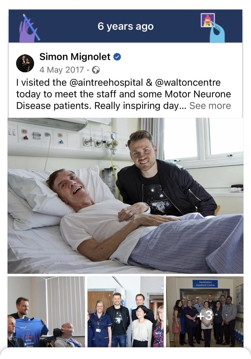 6 years ago!! wow times flies <a href="/SMignolet/">Simon Mignolet</a> put a big smile on my dads face 💔 #MND #ALS <a href="/mndassoc/">MND Association</a> 🙏