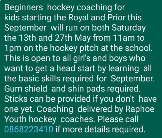 Raphoe Youth Hockey Club tweet media